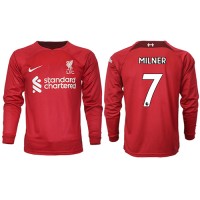 Liverpool James Milner #7 Fotballklær Hjemmedrakt 2022-23 Langermet